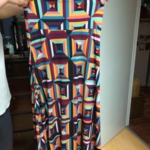 Maxi skirt/ tube top dress
